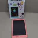 FLUESTON LCD Writing Tablet, 10 Inch Doodle Board Toys Gifts for 3-8 Year Old Girls Boys, Colorful Electronic Board Drawing Pad for Toddler Valentines Gifts for Kids Educational Learning Travel Toy (11"W x 7.5"H, Cute Pink)