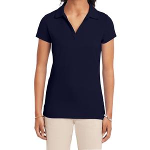 Nautica Junior's Uniform Short Sleeve Performance Polo (Blue, XL)