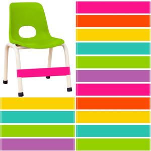 24 Pcs Classroom Chair Bands Fidget Chairs and Desks Bands ADHD Autism Tools Bounce Flexible Seating for Classroom(Neon Colors,1.1 mm)