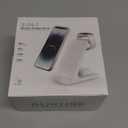 Wireless Charging Station, 3 in 1 Fast Wireless Charger Stand for Multiple Devices Apple Watch Ultra Series 11 10 9 8 7 6 SE 5 4 3 2, iPhone 17 16 15 14 13 12 11 Pro Max/Plus/Air/X/XS/XR/SE, Airpods (White)