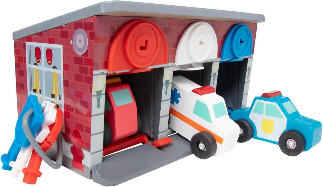 Melissa & Doug Keys & Garage Rescue Cars