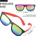 Neon Party Sunglasses,28 Pack 7 Colors Bulk Sunglasses for Adults and Teens,80s Retro Style Party Favors for Summer Pool,Beach,Birthday,Graduation,Outdoor Party Supplies,Goody Bag Favors