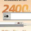 EZVALO 10inch Under Cabinet Lighting, LED Motion Sensor Light Indoor, 2400mAh USB Rechargeable Closet Lights, Dimmable & Magnetic Wireless Under Counter Lights for Kitchen, Pantry, Stairs (2 Pack)