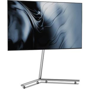Rolling TV Stand Mount for 40” to 70” TVs up to 88 lbs, Portable TV Stand with Wheels, Corner TV Stand, Mobile TV Stand for Living Room, Exhibition, Bedroom, Office, Max VESA 600x400