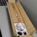 QUTWOB 52" Wood Ceiling Fan with Lights Remote Control,Quiet DC Motor 3 Blade Ceiling Fans for Patio Living Room, Bedroom, Office,Indoor Outdoor(Black+Dark Walnut)