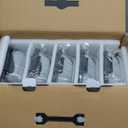 10-Pack Glass Food Storage Containers with Tempered Lids  Borosilicate, Airtight, Oven-Safe (-4F~950F), BPA-Free, 4.4 & 1.6 Cup, Leak-Proof, Dishwasher Safe (Gray)