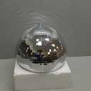 Alytimes Mirror Disco Ball - 8-Inch Cool and Fun Silver Hanging Party Disco Ball Big Party Decorations, Party Design