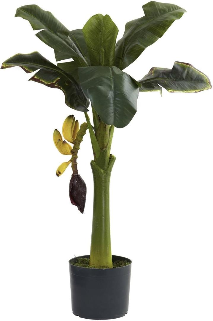 Nearly Natural 3ft. Banana Artificial Tree , Green