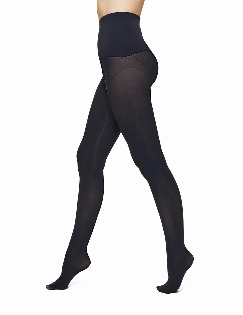 HUE Women's Tights With Yoga Waistband, S