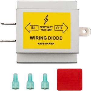 Hy-Power Diode, 2 Input 1 Output Trailer Light Wire Diodes Spade Towed Vehicle Diodes Kit, Tail Light Isolating Diodes for Motorhome Trailer
