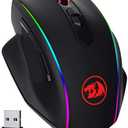 Redragon M686 Wireless Gaming Mouse, 16000 DPI Wired/Wireless Gamer Mouse with Professional Sensor, 45-Hour Reliable Power Capacity, Customizable Macro and RGB Backlight for PC/Mac/Laptop