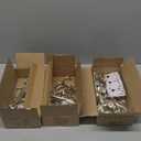 Dandat 3 Pcs 3 Arm Metal Candelabra Candlestick Holders Tall Candlestick Holders Gothic Candle Holder for Home Wedding Church Christmas Party(Classic, 10.24 Inch, Silver)