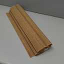 LazBlinds No Drill Cordless Bamboo Roman Shades, Light Filtering Blinds for Indoor Windows, Roll Up Bamboo Blinds for Home, 23" W x 64" H, Star-Brown