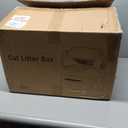 Automatic Litter Box Self Cleaning, Automatic Cat Litter Box for Multiple Cats with App Control, Open Top Self Cleaning Litter Box - Safety Protection, Easy Setup, Gray