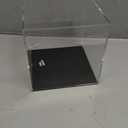Acrylic Box with Black Base, Simple Self-Assembly Clear Trophy Display Case with Lid, Countertop Clear Square Acrylic Box Cube Storage Containers for Office Home, 7x7x7Inch