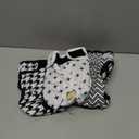 Langsprit Washable Female Dog Diapers (3 Pack)  No Leak Reusable Diapers for Doggy Female in Period  Highly Absorbent Dog Heat Panties with Adjustable Snaps M