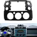 Fits for Toyota FJ Cruiser 2007-2018 Black Car Radio Stereo Fascia Frame Double DIN 9 inch Dash Installation Mounting Kit