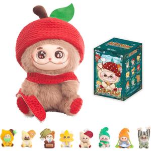 MINISO GISMOW Fantasy Forest Friends Series Blind Box - 5.5in Vinyl Plush Figure Collectible, Cute Desk Decor Surprise Box, Random Design Home Decoration Birthday Gift, Single Box