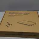 CNQLIS Lap Desk for Laptop with Cushion, Laptop Lap Desk with Phone Holder, Wrist Pad, Portable Bamboo Laptop Stand Fits up to 15.6 inch Laptops, Use Scene Bed, Indoor Sofa and Car