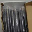 Haidms 12 Pack Exterior Door Hinges 4 Inch No Squeak Oil Rubbed Bronze Hinges with 5/8" Radius Corner Removable Pin Full Mortise for Heavy Duty Hardware