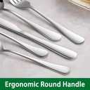 2 x 8-Piece 6.7 Inch Salad Forks Set,Durable Dishwasher Safe Stainless Steel Dessert Forks,Silverware Fork,Flatware Fork For Home Kitchen