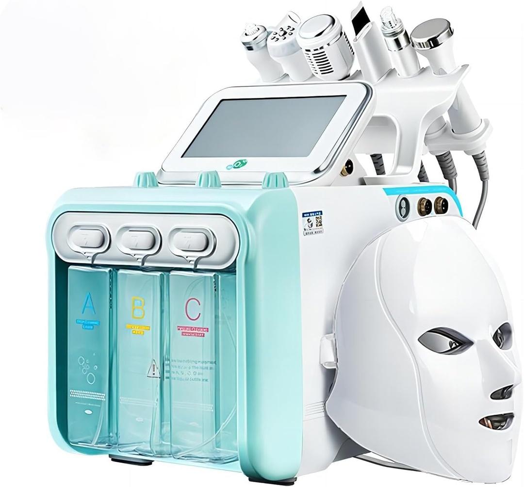 Hydrogen Oxygen 7 in1 Facial Care Machine with Mask Multifunctional Face Skin Care Device