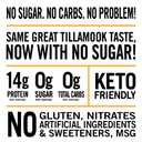 Tillamook Country Smoker Keto Friendly Zero Sugar Beef Jerky, Black Pepper, 6.5 Ounce (EXP 03/02/27)