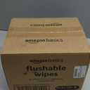 Amazon Basics Flushable Adult Toilet Wipes, Formulated without Fragrance, 504 Count (12 Packs of 42)