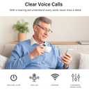 Hearing Aids, 2026 Hearing Aids for Seniors Easy Operation Rechargeable, 16-Channel Digital Hearing Aids with Bluetooth for Calls & Music, Noise Cancelling Invisible Hearing Support with Battery Life