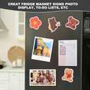 Adhesive Magnetic Sheets, Magnetic Sheets with Adhesive Backing, 8" x 10", 10 Pack Flexible Magnet Sheets with Adhesive - Sticky Magnets with Adhesive Backing for Photo and Picture Magnets