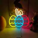 Neon Easter Eggs Sign for Easter Decorations, Party Home Room Decor, Wall Decor, Easter Gifts for Kids