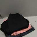 Oakgarden 3 Pack Women's Plus Size Sweatpants Joggers Tapered Elastic Waist with Pockets Workout Athletic Lounge Yoga Pants (XX-Large, Black, Dark Gray, Pink)