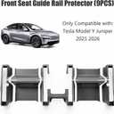 Seat Slide Rail Cover for Tesla Model Y Juniper 2025 2026 Seat Track Cover | Easy Installation,High-Quality Material,Perfect Fit,Elaborate Manufacturing