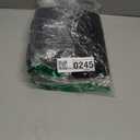 RESARE Waffle Bath Mat for Bathroom, Super Absorbent Bathroom Rugs Non Slip Machine Washable, Ultra Soft Quick Dry Boho Bath Rugs with Tassels for Floor, Upgraded Bordered Design, 17"x24" Black