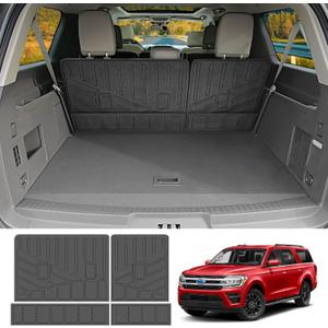 Backrest Mat for 2018-2024 Ford Expedition Max/Lincoln Navigator L Cargo Mat All Weather Rear Seat Back Cover Mat Cargo Liner for 18-24 Ford Expedition Max/Lincoln Navigator L Accessories