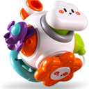 Montessori Sensory Toys for Toddlers 1-3 - Travel Activities Busy Board Cube - Baby Gifts for 6 9 12 18 Months 1 2 One Year Old Infant Boys Girls - Airplane Plane Car Travel Toys Educational Learning