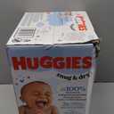 Huggies Size 1 Diapers, Snug & Dry Newborn Diapers, Size 1 (8-14 lbs), 128 Count, Packaging May Vary
