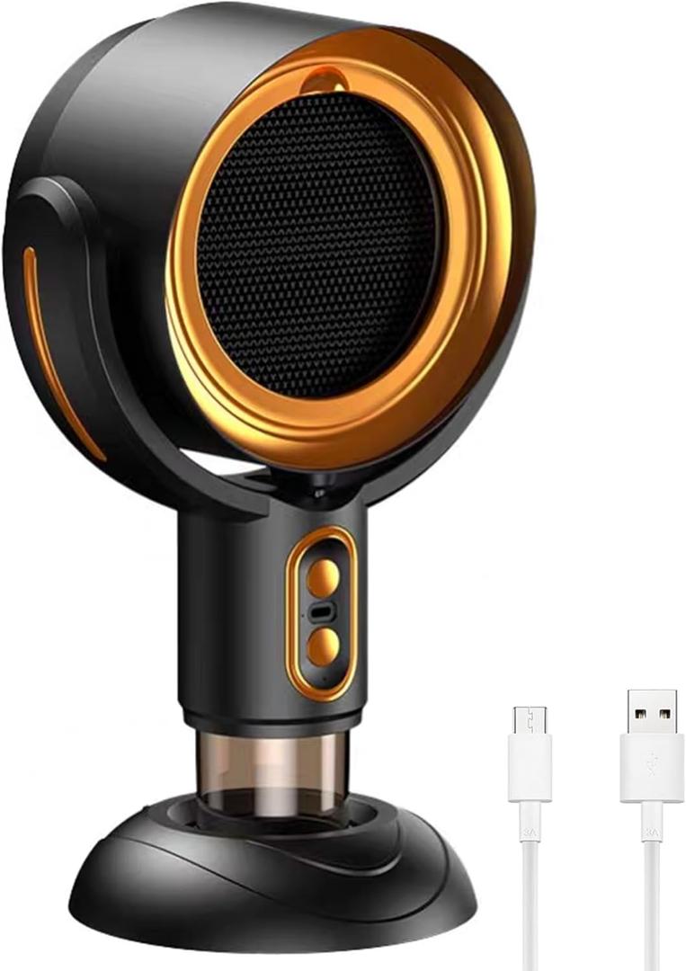 Puff Hide Fan Portable Exhaust fan, Removable Range Hood, Cooking Fume Purifier for and Washable Filter for Indoor BBQ,Hot Pot, Extractor Hood (Gold, Rechargeable) Puff Hide Fan Portable Exhaust fan, Removable Range Hood, Cooking Fume Purifier for and Washable Filter for Indoor BBQ,Hot Pot, Extractor Hood (Gold, Rechargeable)