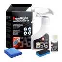 Automotive Headlamp Restoration Fluid Oxidized, 2025 Headlight Restoration Kit, Multifunctional Headlight Cleaner for Cloudy Headlights, Durable Headlight Repair Kit for All Vehicle Types