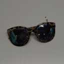 ADE WU Trendy Aviator Sunglasses for Women Men Retro Vintage Oversized 70s Thick Pilot Style Sun Glasses (Tortoiseshell/Blue)