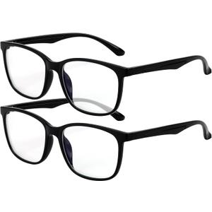 Blue Light Blocking Glasses Square Fashion Computer/Gaming/TV/Phone-Blue Light Filtering for Men and Women