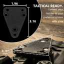 Cross Platform Adapter for Blackhawk to Safariland Holster and QLS, Molle Conversion Kit for Thigh and Drop Leg Holsters, Black