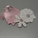 Happy Mother's Day Banner Set Decoration for Mother's Day Party Decorations Backdrop Garland for Mom Mother's Day Glitter Garland Photo Props (3pcs flower set)