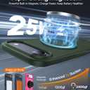 Magnetic for iPhone Air Case 2025,[Anti-Slip][Compatible with MagSafe][Military Grade Drop Protection] Shockproof Protective Translucent Matte Phone Case for iPhone 17 Air Case,Forest Green