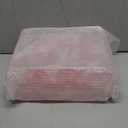 Ciaell 12 Pack Pink Plastic Wine Glasses - 10 Oz Disposable Wine Glasses with Stem for Parties & Weddings & Poolside & Outdoors & Camping