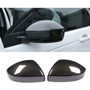 ABS Rearview Mirror Cover Side Mirror Protector Exterior Decoration for Land Rover Evoque 20162019,For Land Rover Discovery Sport 20152019,For Jaguar FPace X761 (Carbon fiber style)