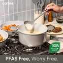 CAROTE 27pcs Ceramic Cookware Set Nonstick, Pots and Pans Set Non Stick, Non Toxic Cookware Detachable Handles, Dishwasher/Oven Safe, RV/Camping Cookware, Pan and Pot with Kitchen Utensils, Dark Gray