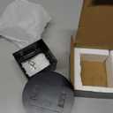 Kanayu Black Recessed Floor Outlet 3.98"x 3.66"x 4" 1-Gang with 4.8a USB Chargers 20 Amp Floor Receptacles Round Outlet Kit Electrical Waterproof Box Cover, ETL Listed