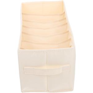 Clothes Organizer for Closet 7 Compartment Drawer Storage Bag for T Shirts Jeans & Garments Foldable Organizing for Wardrobe & Home Storage