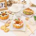 WDF 200PCS Gold Plastic Dessert Plates with Plastic Forks -6 100 Square Disposable Appetizer Plates Small Plate Cake Plate &100 Gold Small Appetizer Forks for Daily Using Thanksgiving